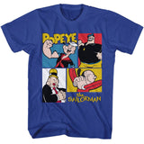 Popeye - Character Squares T-Shirt