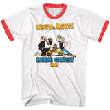 Popeye Eating Contest Short Sleeve Ringer Boyfriend Tee