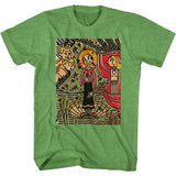 Popeye Mosaic Olive T-Shirt