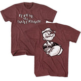 Popeye - Two Sided Arms Crossed T-shirt