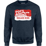Pop's - Three Rivers, MI - Vintage Roller Rink - Unisex Sweatshirt