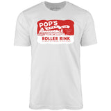 Pop's - Three Rivers, MI - Vintage Roller Rink - Unisex T-Shirt