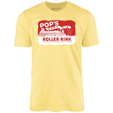 Pop's - Three Rivers, MI - Vintage Roller Rink - Unisex T-Shirt