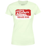 Pop's - Three Rivers, MI - Vintage Roller Rink - Women's T-Shirt