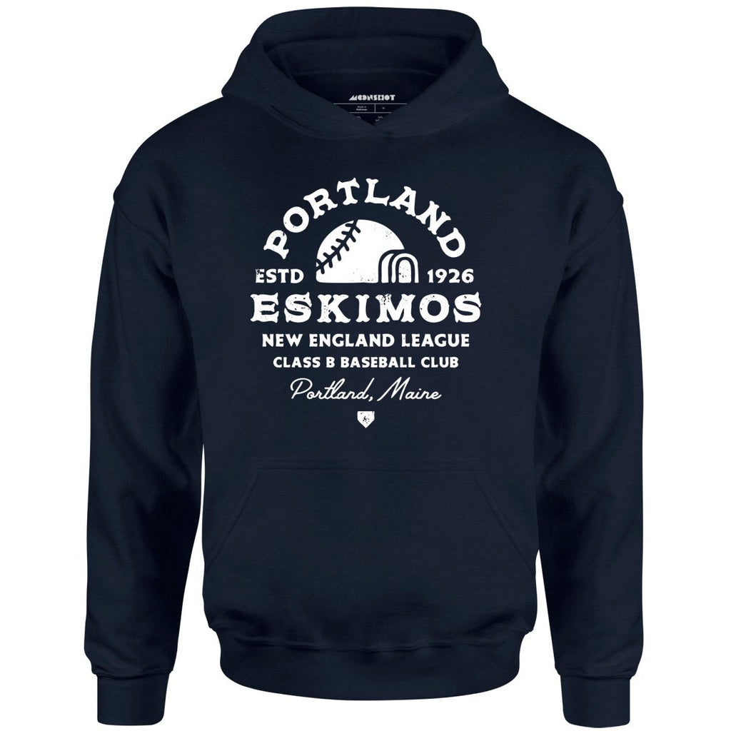 Portland Eskimos - Maine - Vintage Defunct Baseball Teams - Unisex Hoodie
