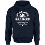 Portland Eskimos - Maine - Vintage Defunct Baseball Teams - Unisex Hoodie