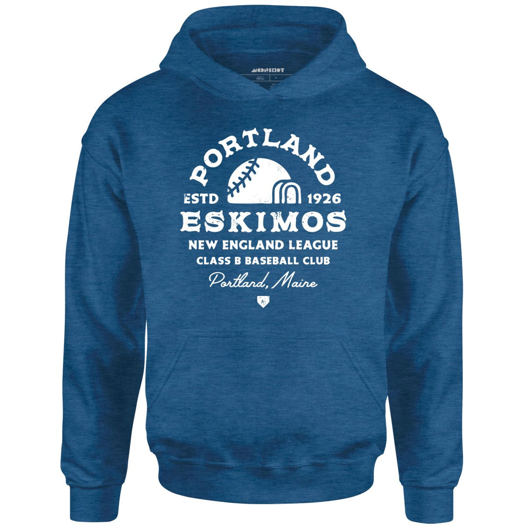 Portland Eskimos - Maine - Vintage Defunct Baseball Teams - Unisex Hoodie