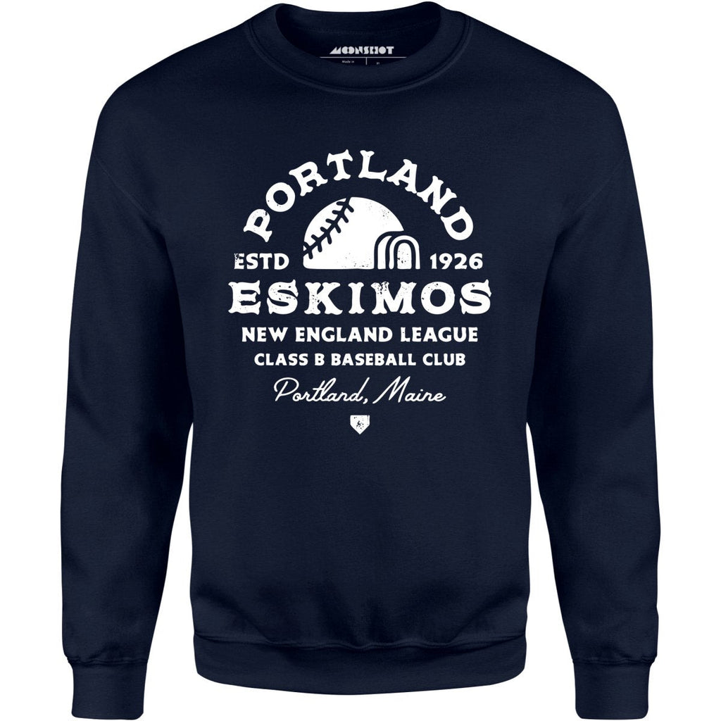 Portland Eskimos - Maine - Vintage Defunct Baseball Teams - Unisex Sweatshirt