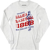 Portsmouth Lillies - New Hampshire - Vintage Defunct Baseball Teams - Long Sleeve T-Shirt