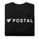 Postal Premium Crew Neck Sweatshirt - Black - International