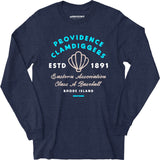 Providence Clamdiggers - Rhode Island - Vintage Defunct Baseball Teams - Long Sleeve T-Shirt