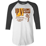 PV Bowl - Watsonville, CA - Vintage Bowling Alley - 3/4 Sleeve Raglan T-Shirt