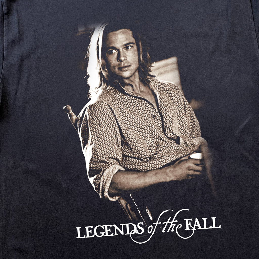 VINTAGE LEGENDS OF THE FALL MOVIE HEAVYWEIGHT BLACK T-SHIRT