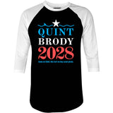 Quint Brody 2028 - 3/4 Sleeve Raglan T-Shirt