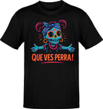 Que Ves Perra Neon Hold My Hoops Tee