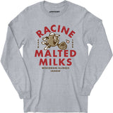 Racine Malted Milks- Wisconsin - Vintage Defunct Baseball Teams - Long Sleeve T-Shirt