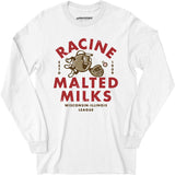 Racine Malted Milks- Wisconsin - Vintage Defunct Baseball Teams - Long Sleeve T-Shirt