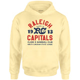 Raleigh Capitals - North Carolina - Vintage Defunct Baseball Teams - Unisex Hoodie