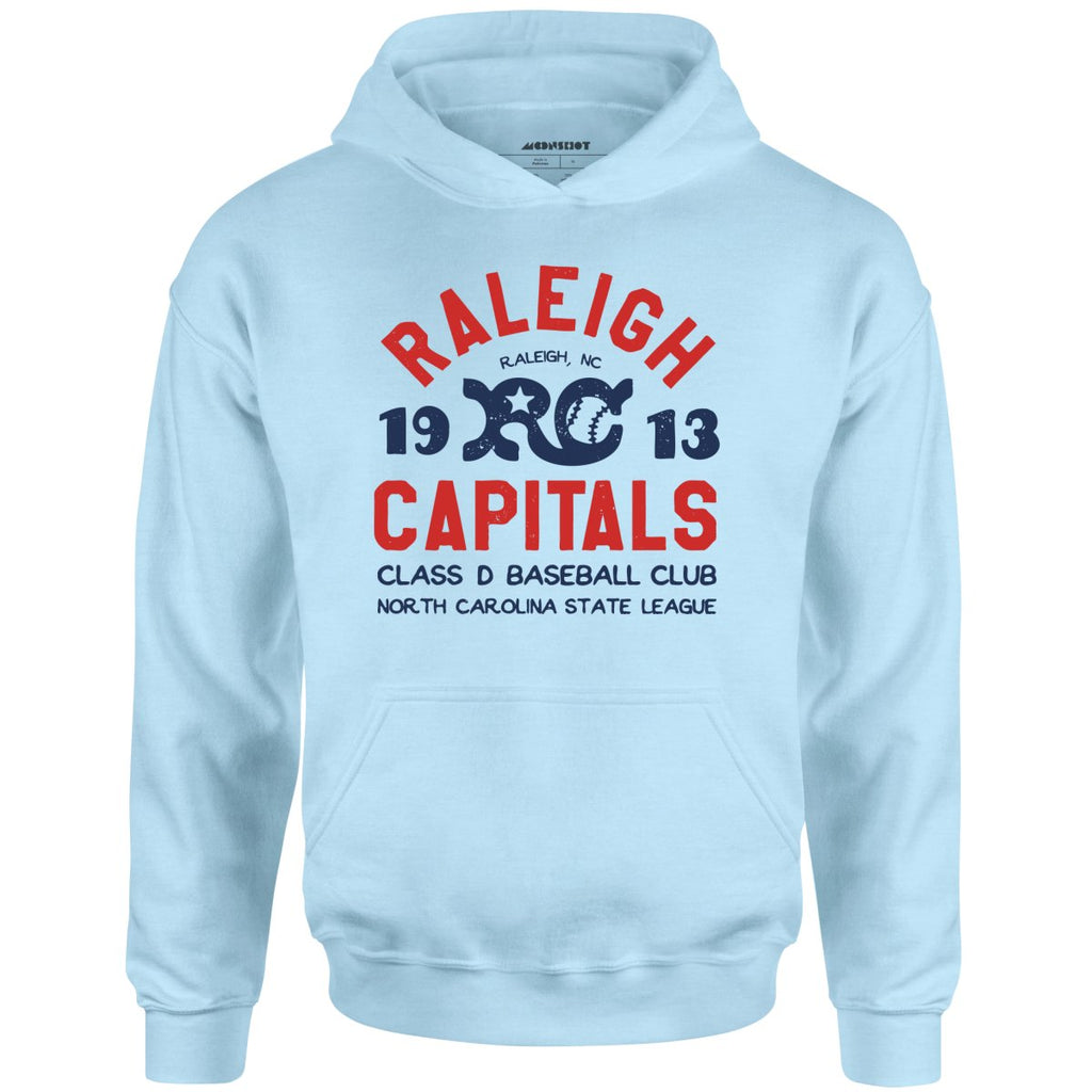 Raleigh Capitals - North Carolina - Vintage Defunct Baseball Teams - Unisex Hoodie
