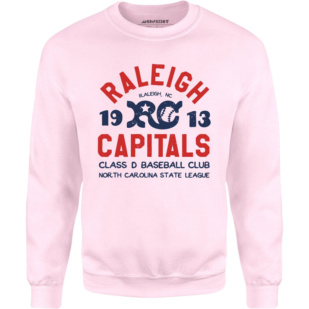 Raleigh Capitals - North Carolina - Vintage Defunct Baseball Teams - Unisex Sweatshirt