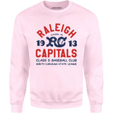 Raleigh Capitals - North Carolina - Vintage Defunct Baseball Teams - Unisex Sweatshirt