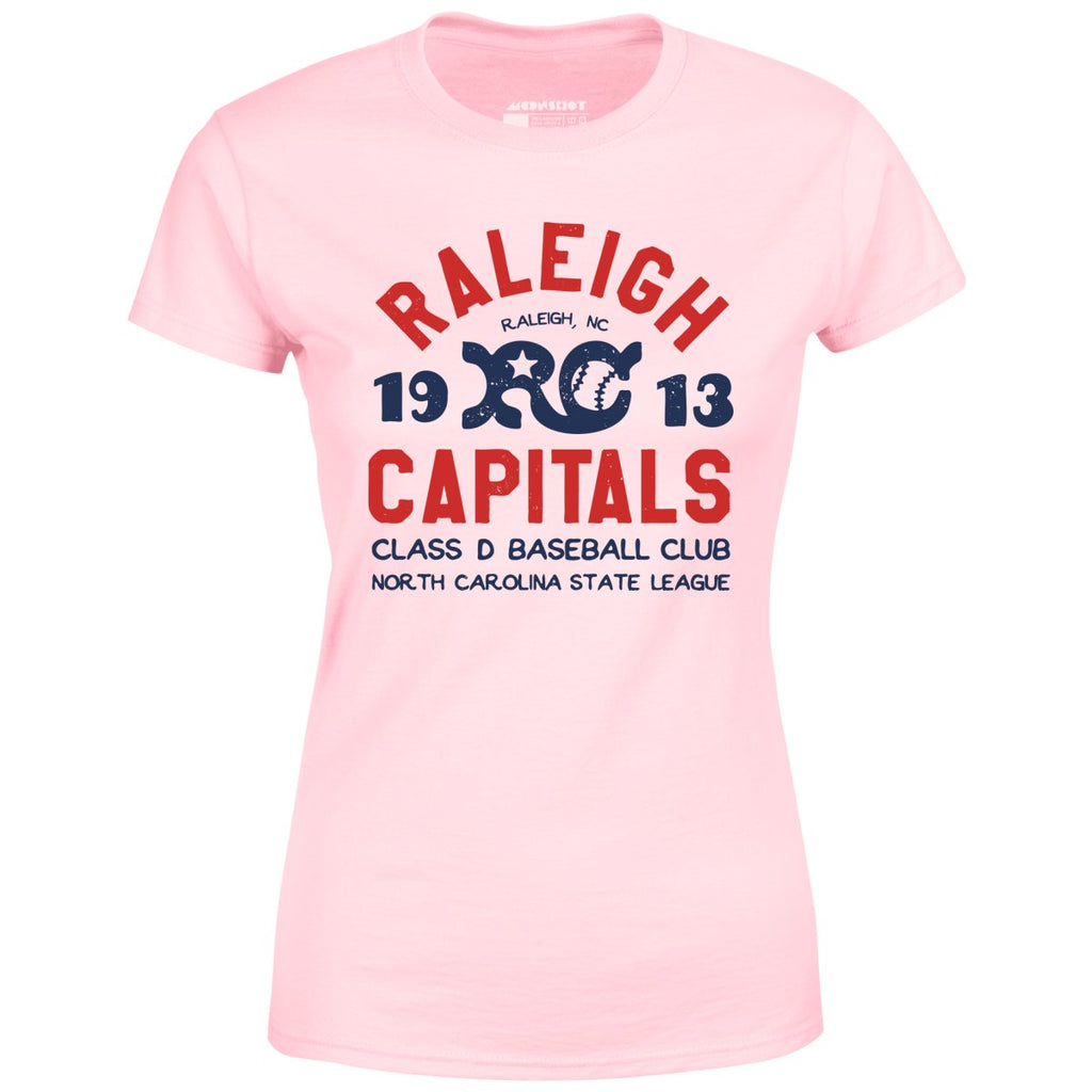 Raleigh Capitals - North Carolina - Vintage Defunct Baseball Teams - Women's T-Shirt