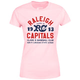 Raleigh Capitals - North Carolina - Vintage Defunct Baseball Teams - Women's T-Shirt