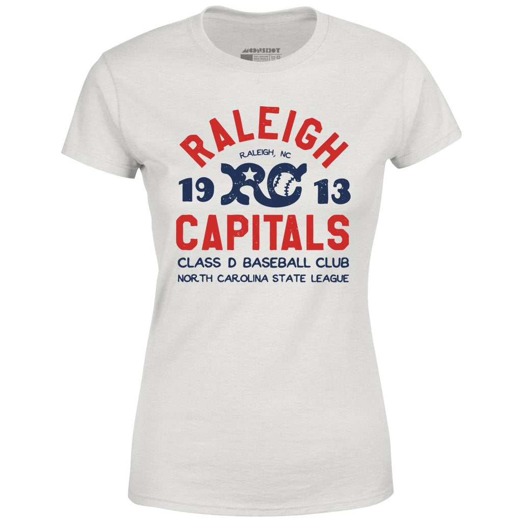 Raleigh Capitals - North Carolina - Vintage Defunct Baseball Teams - Women's T-Shirt