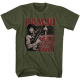 Rambo Become War Boyfriend Tee