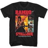Rambo Part Ii Collage Boyfriend Tee