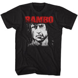 Rambo Rd & Wht T-Shirt