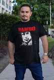 Rambo Rd & Wht T-Shirt