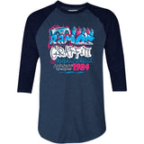 Ramo's Graffiti & Mural Service - 3/4 Sleeve Raglan T-Shirt