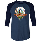 Ray Kinsella's Organic Popcorn - 3/4 Sleeve Raglan T-Shirt