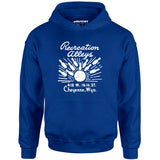 Recreation Alleys - Cheyenne, WY - Vintage Bowling Alley - Unisex Hoodie