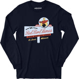 Red Bird Lanes v2 - St. Louis, MO - Vintage Bowling Alley - Long Sleeve T-Shirt