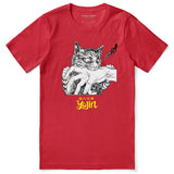 Bite Attack Cat T-Shirt
