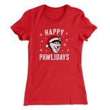 Happy Pawlidays Women's T-Shirt