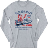 Redondo Beach Wharf Rats - California - Vintage Defunct Baseball Teams - Long Sleeve T-Shirt