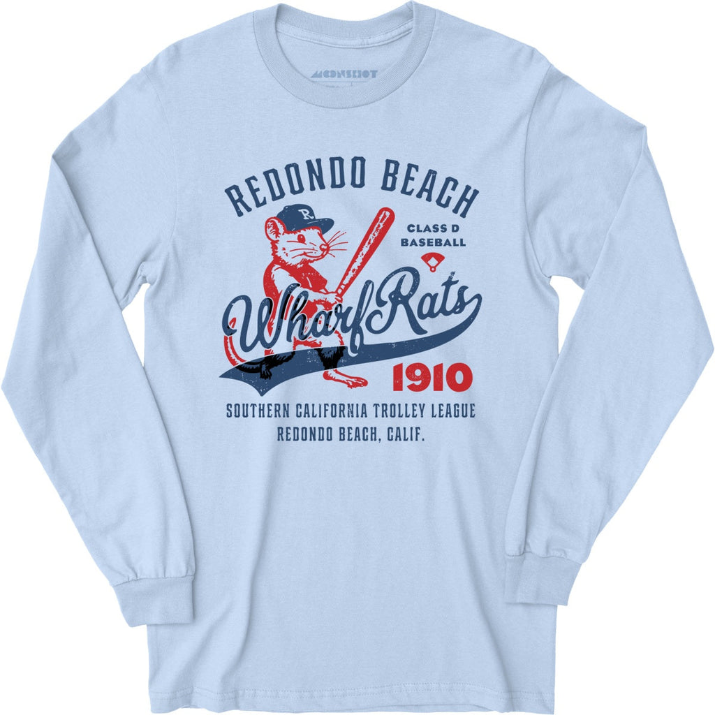 Redondo Beach Wharf Rats - California - Vintage Defunct Baseball Teams - Long Sleeve T-Shirt
