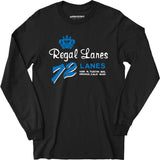 Regal Lanes - Orange, CA - Vintage Bowling Alley - Long Sleeve T-Shirt