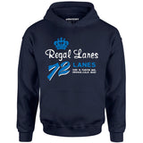 Regal Lanes - Orange, CA - Vintage Bowling Alley - Unisex Hoodie