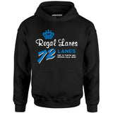 Regal Lanes - Orange, CA - Vintage Bowling Alley - Unisex Hoodie