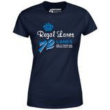 Regal Lanes - Orange, CA - Vintage Bowling Alley - Women's T-Shirt