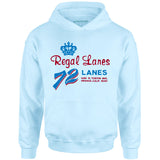 Regal Lanes - Orange, CA - Vintage Bowling Alley - Unisex Hoodie