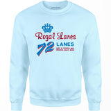 Regal Lanes - Orange, CA - Vintage Bowling Alley - Unisex Sweatshirt