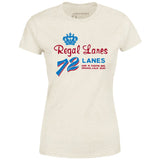 Regal Lanes - Orange, CA - Vintage Bowling Alley - Women's T-Shirt