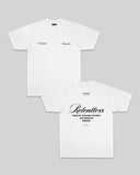 Relentless White Tee