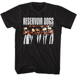 Reservoir Dogs - Character Rectangles Boyfriend Tee