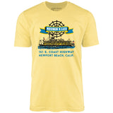 Reuben E. Lee - Newport Beach, CA - Vintage Restaurant - Unisex T-Shirt